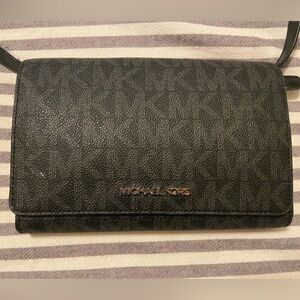 Michael Kors Charcoal Monogram Wallet